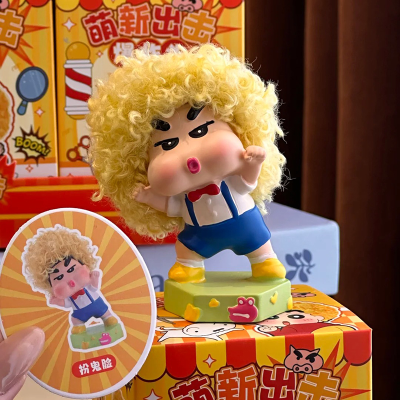 Newbie Attack Afro Crayon Shin - огляд і ціна Anime Merchandise Men