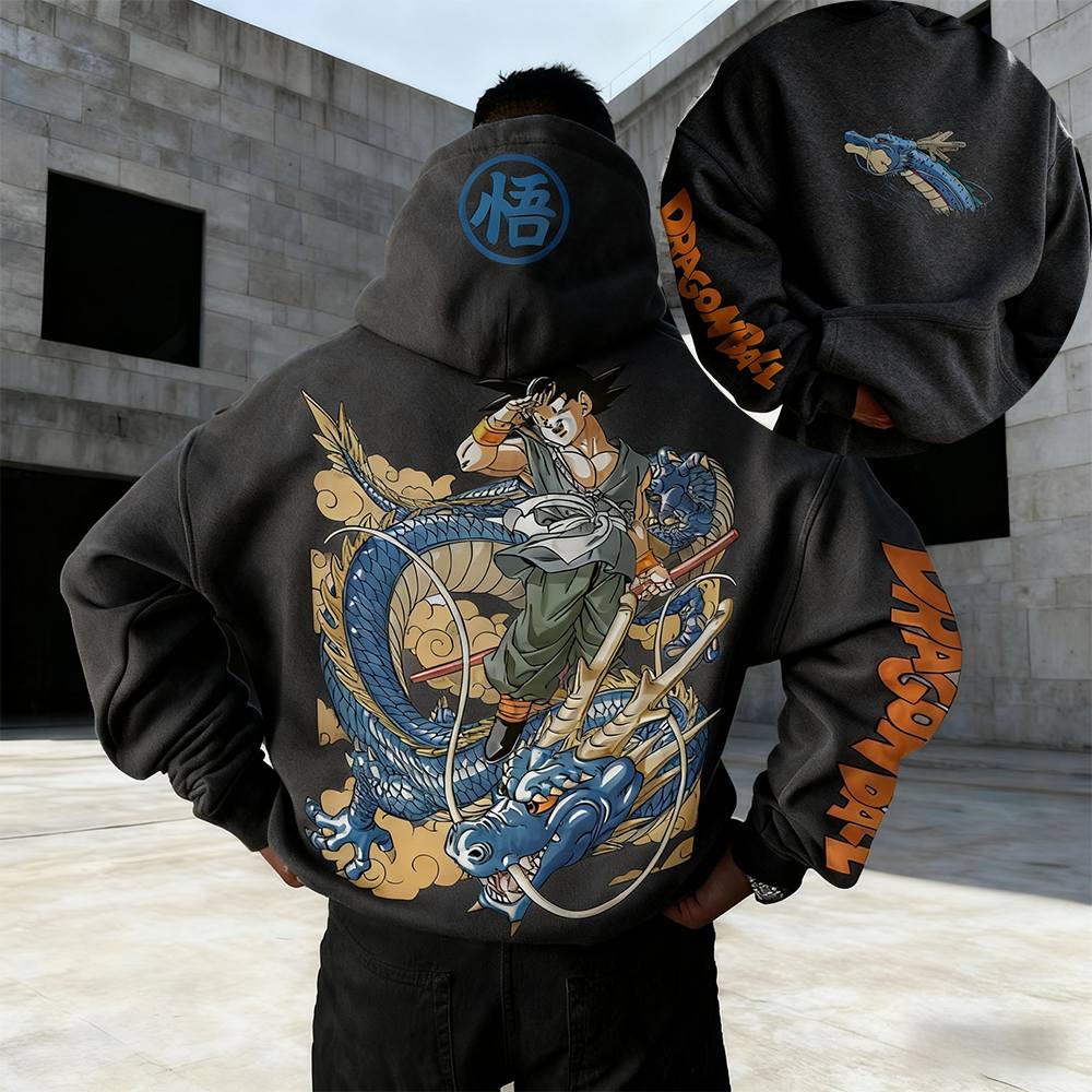 Dragon Ball Anime Goku Khaki H - огляд і ціна Anime Merch Hoodie