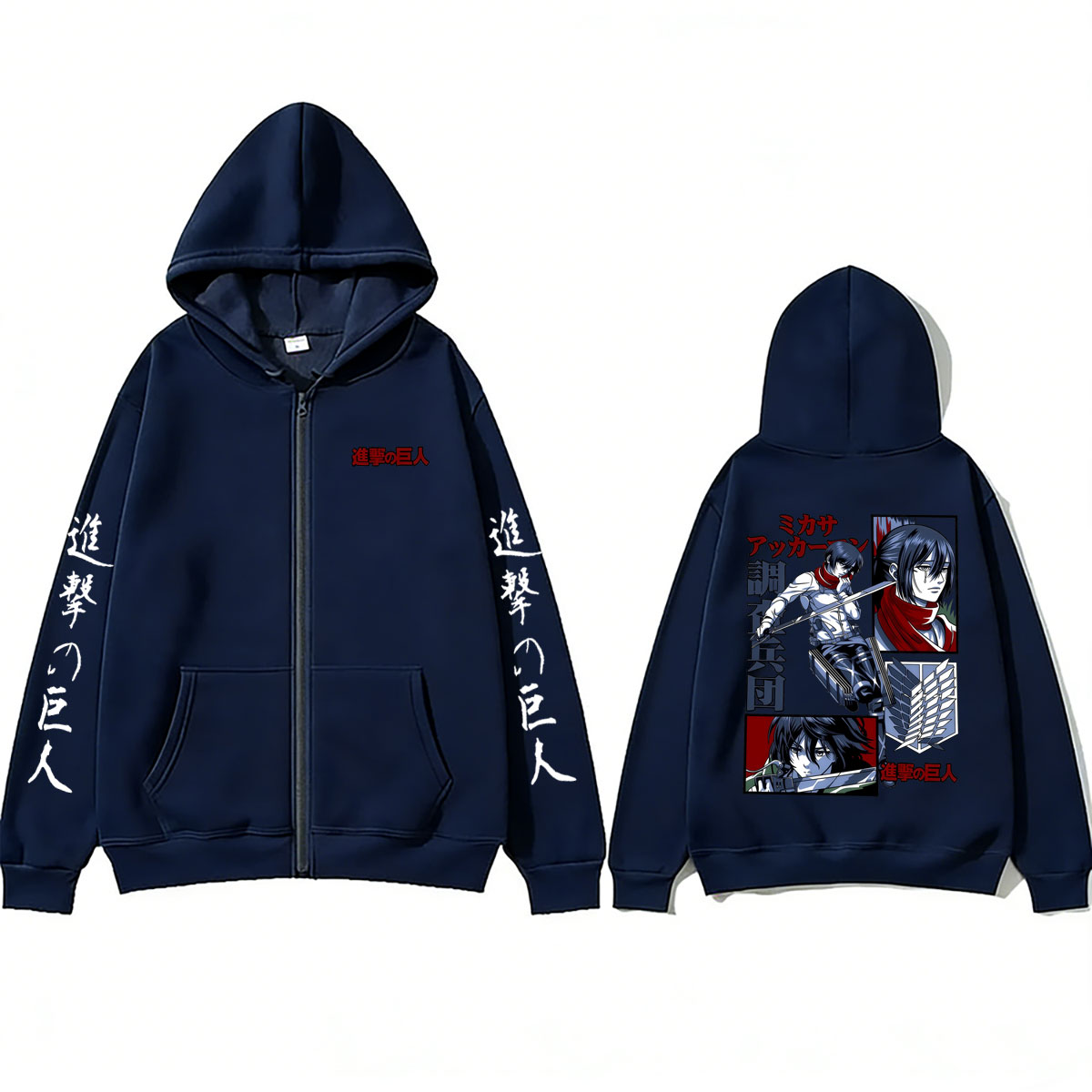 Anime Attack on Titan Zipper H - огляд і ціна Anime Merch Hoodie