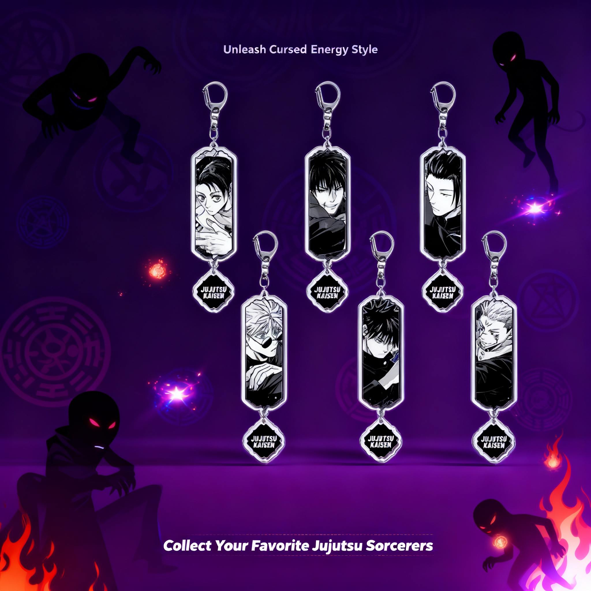 Jujutsu Kaisen Anime Keychain  - огляд і ціна Gojo Anime Merchandise