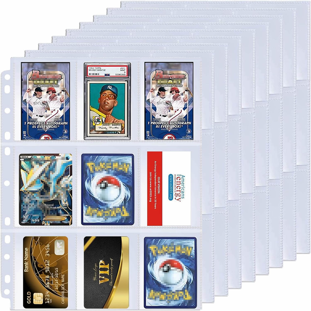 50 Pages 450 Pockets Single Si - огляд і ціна Collector Card Sleeve