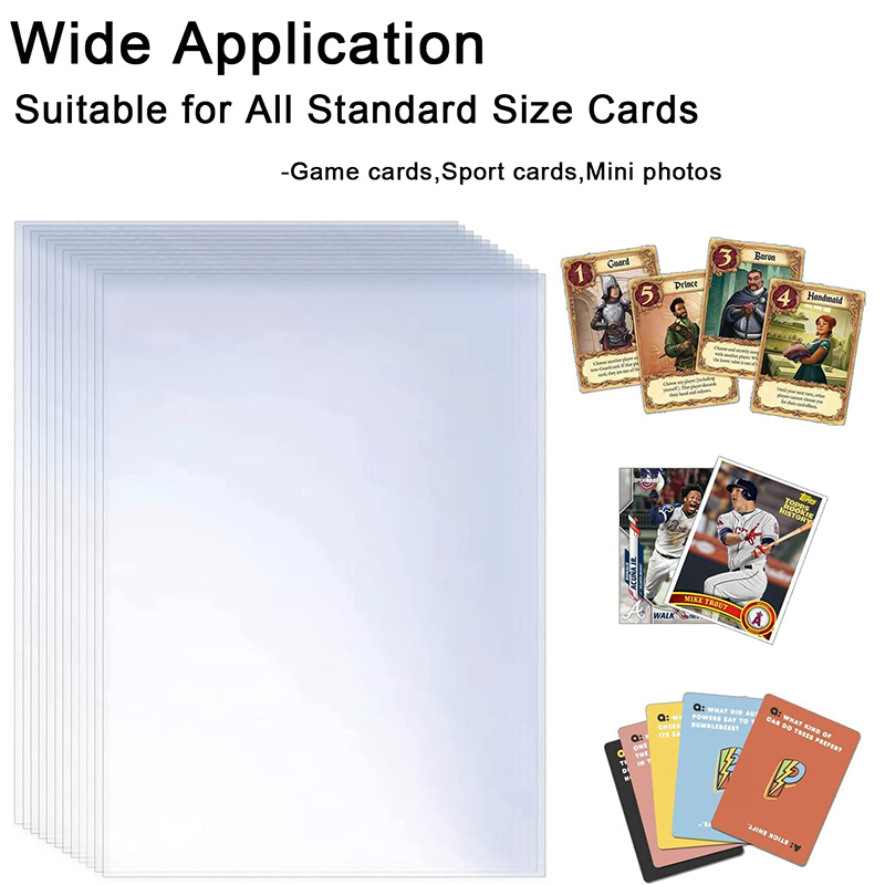 200 Pcs Transparent Playing Ca - огляд і ціна Collector Card Sleeve