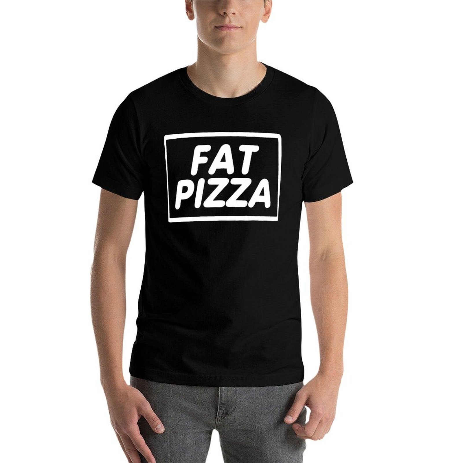 BEST SELLER - Fat Pizza Logo M - огляд і ціна Anime Merchandise T-Shirts