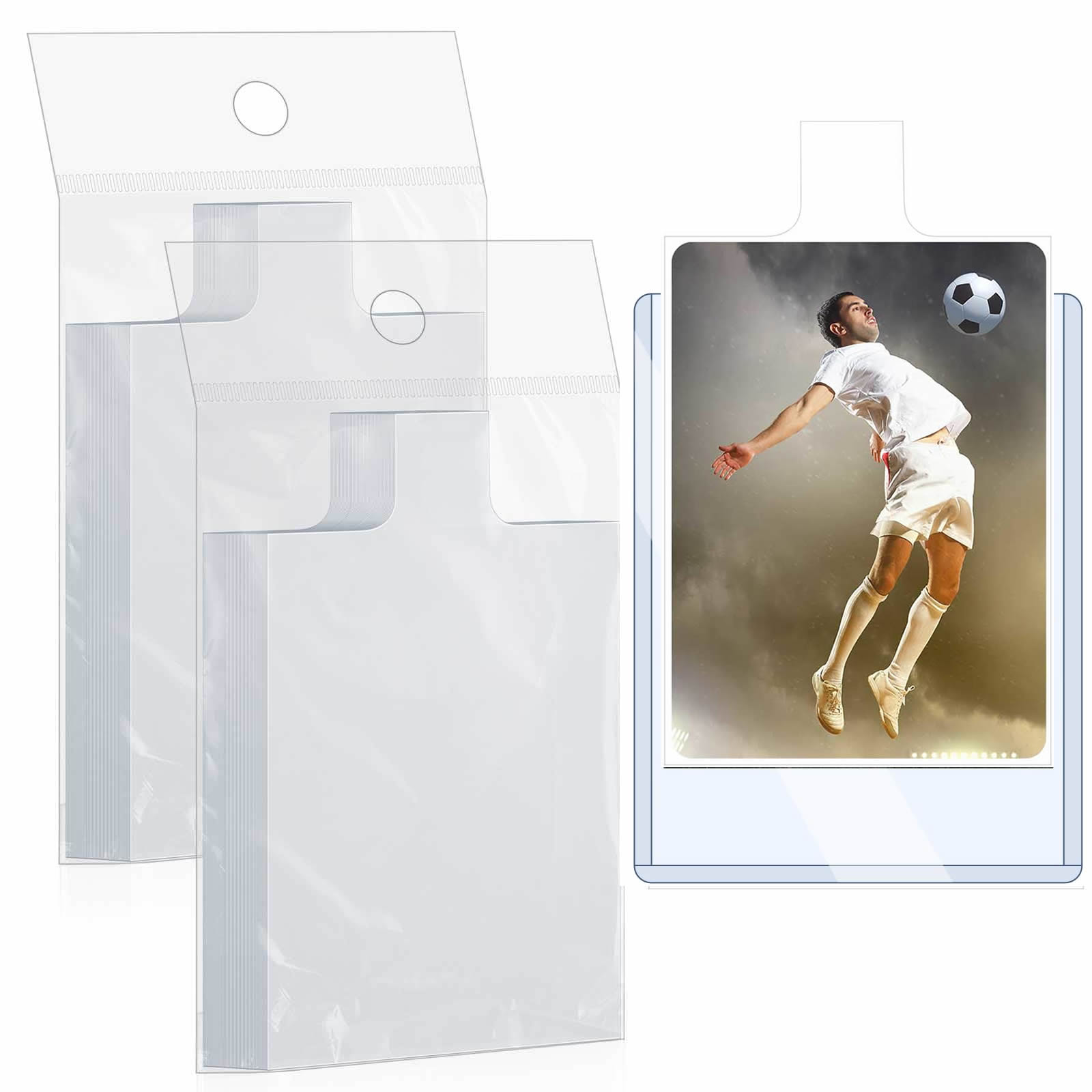 100-1000pcs 65*90mm Raised Typ - огляд і ціна Collector Card Sleeve
