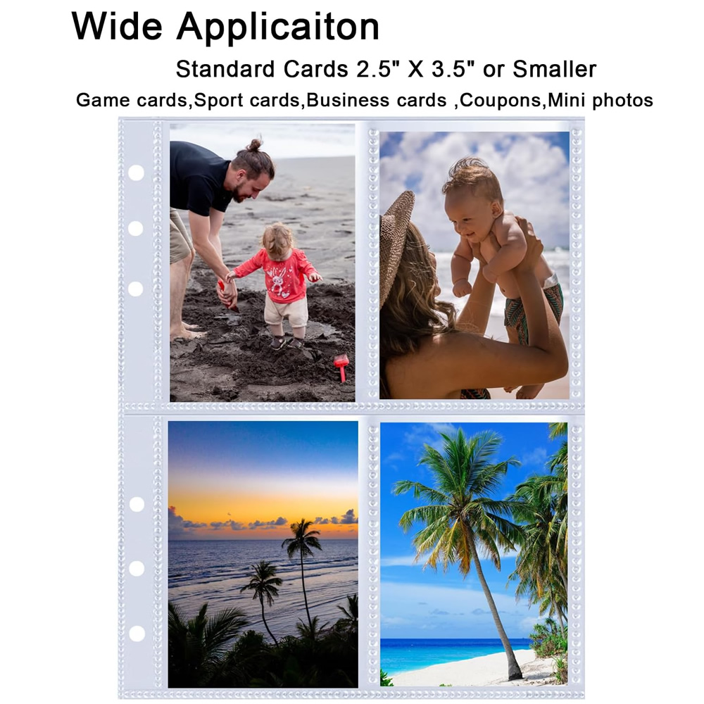 4 Pockets Photo Card Sleeves B - огляд і ціна Collector Card Sleeve