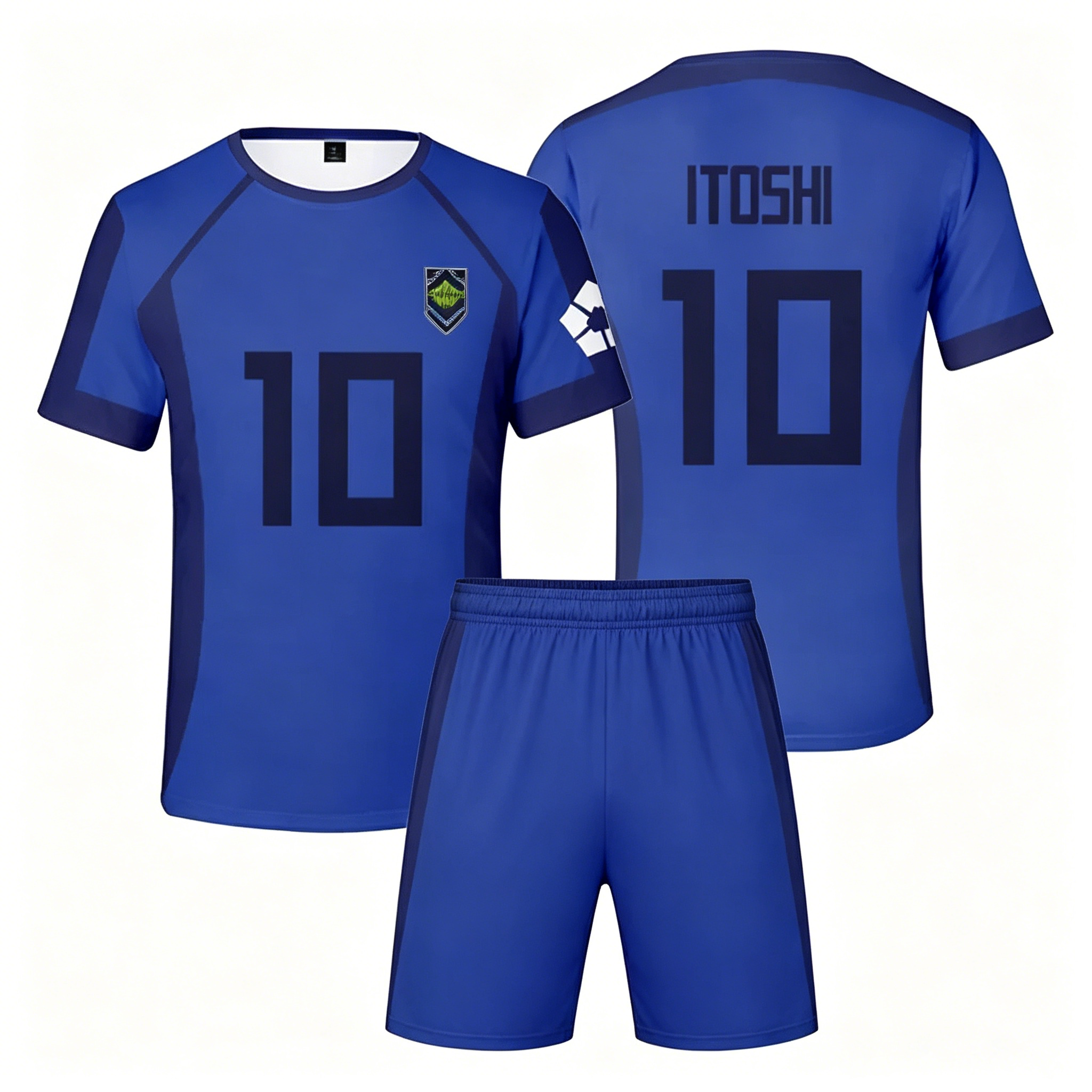New Anime Blue Lock Short Slee - огляд і ціна Anime Merchandise Men
