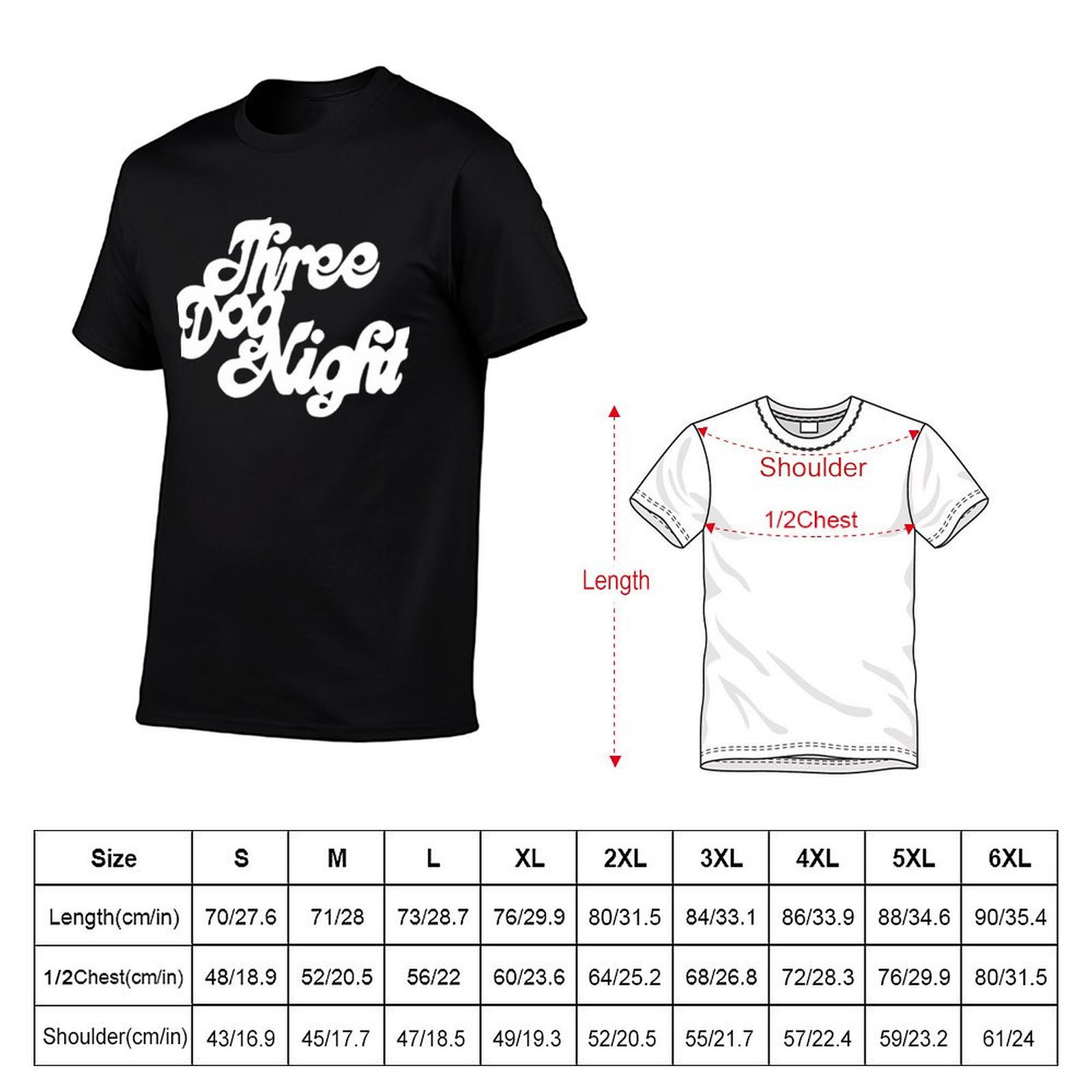 BEST SELLER - Three Dog Night  - огляд і ціна Anime Merchandise T-Shirts
