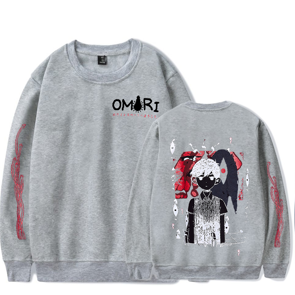 2023 Omori Red Space Crew Neck - огляд і ціна Anime Merch Hoodie