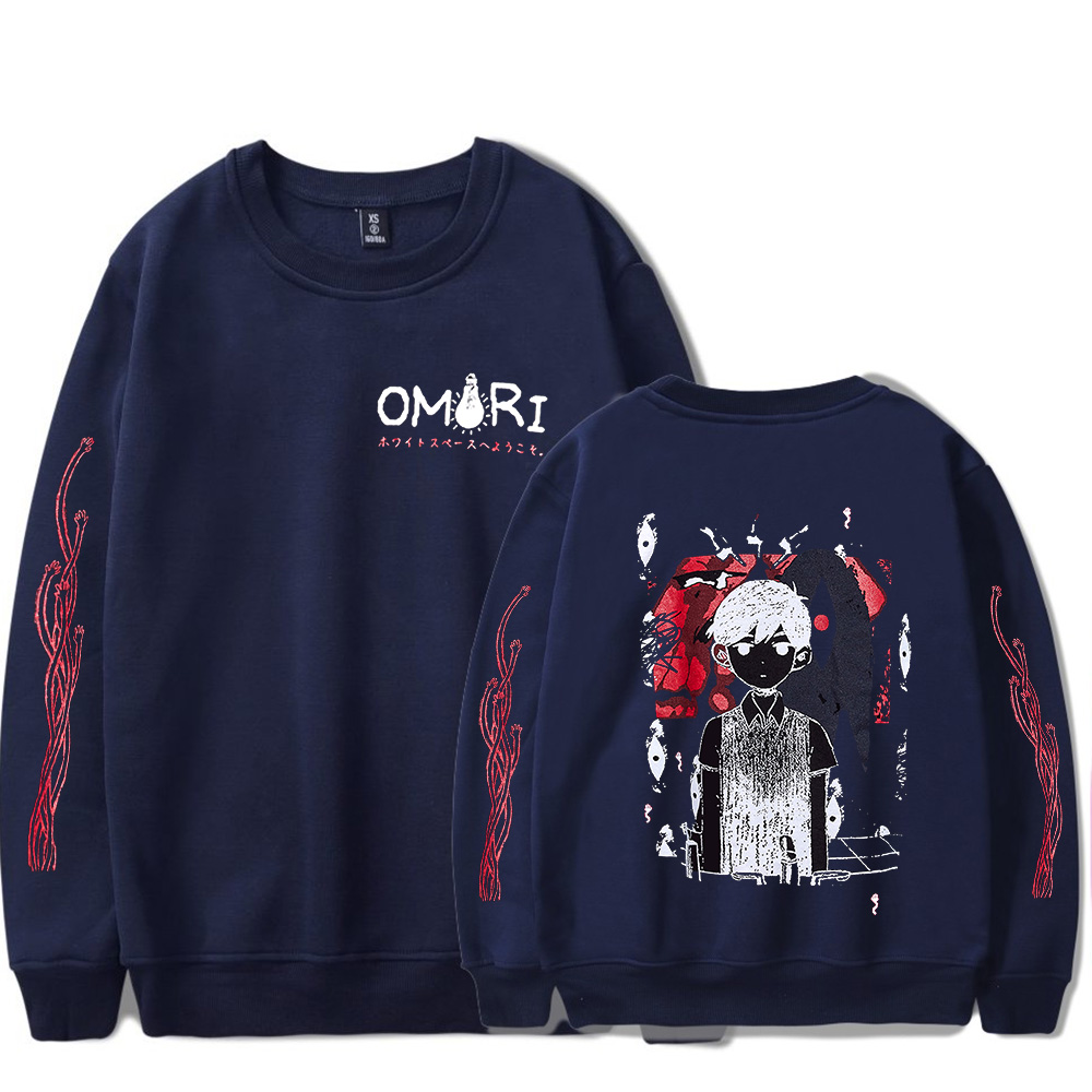 2023 Omori Red Space Crew Neck - огляд і ціна Anime Merch Hoodie