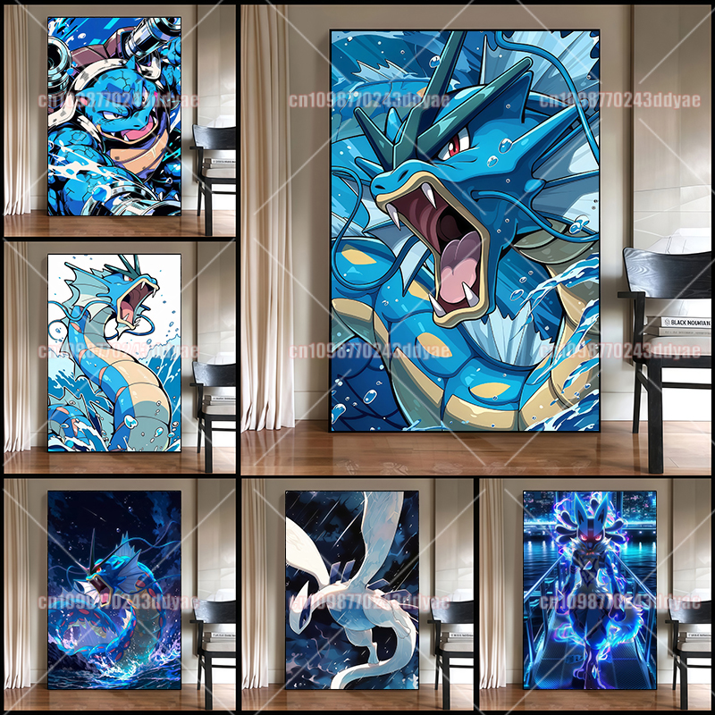Anime Pokemon Canvas Painting  - огляд і ціна Anime Poster Print