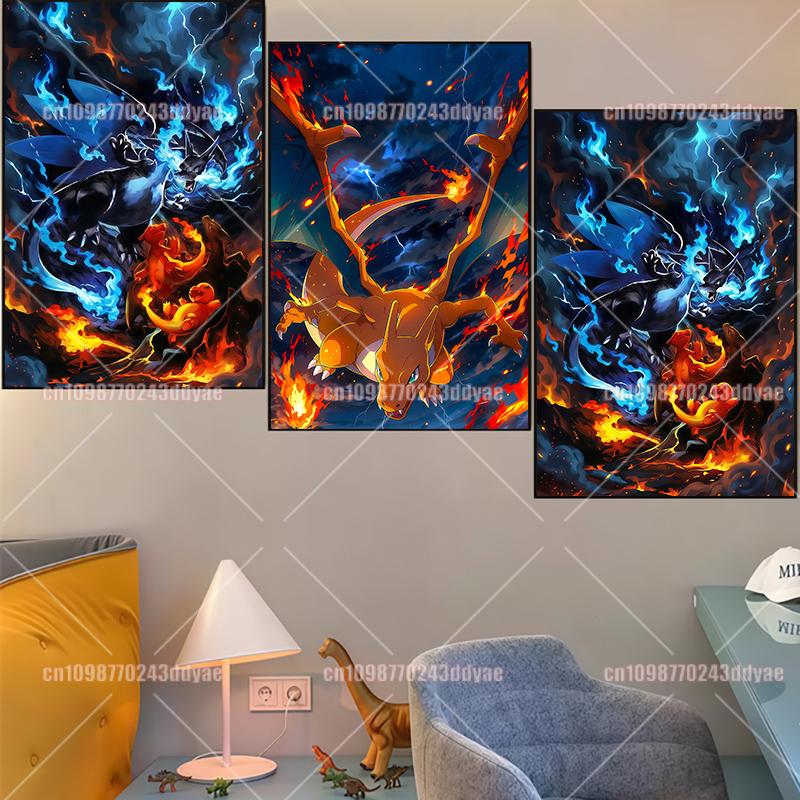 Anime Pokemon Canvas Painting  - огляд і ціна Anime Poster Print