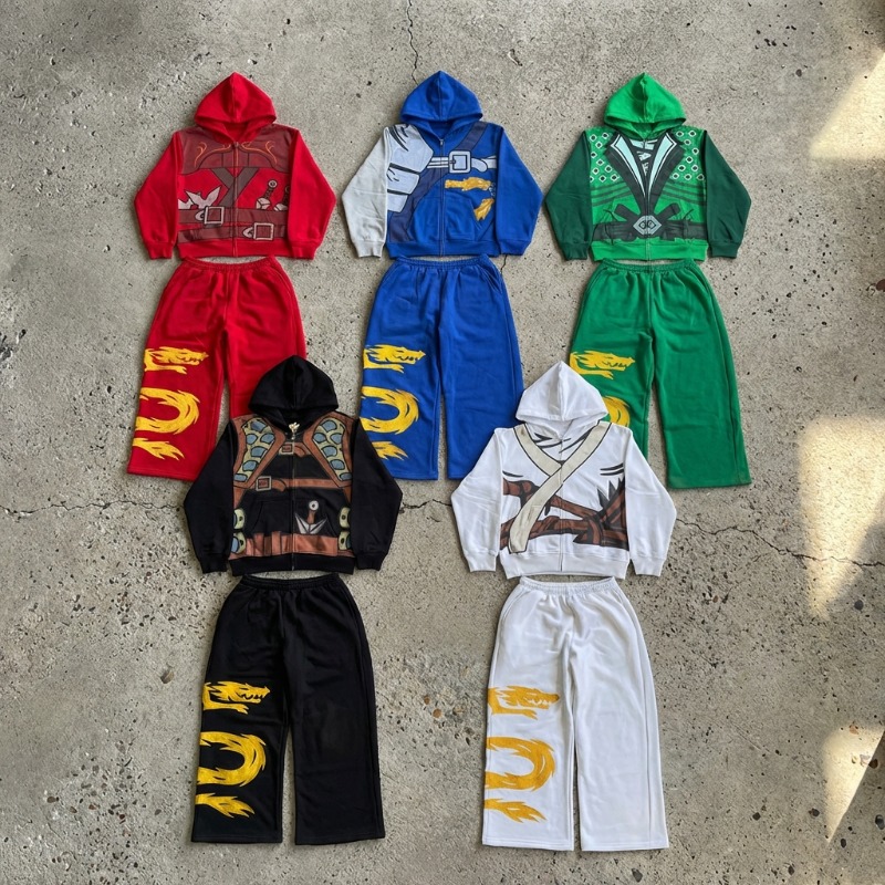 Y2K 2 piece set Anime Characte - огляд і ціна Anime Merch Hoodie