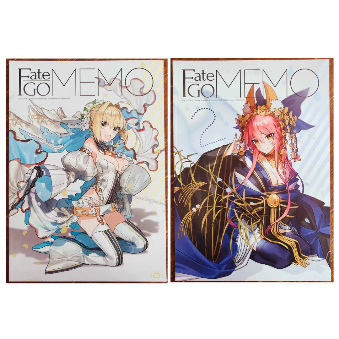 1 book Fate/GOMEMO 1 & 2 Art B - огляд і ціна Anime Merchandise In Japanese