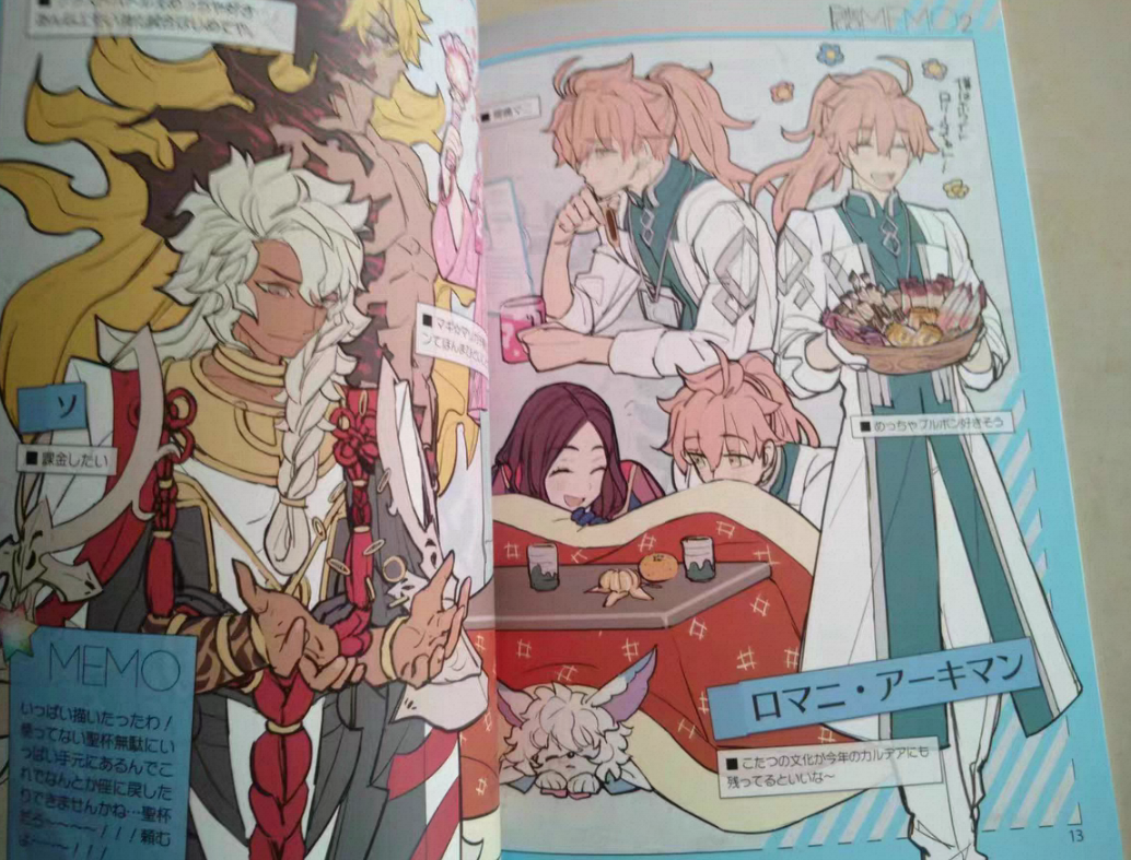 1 book Fate/GOMEMO 1 & 2 Art B - огляд і ціна Anime Merchandise In Japanese