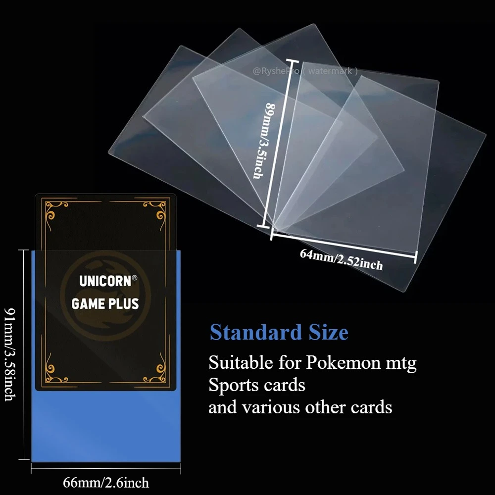 200PCS Card Sleeves Trading Ca - огляд і ціна Collector Card Sleeve
