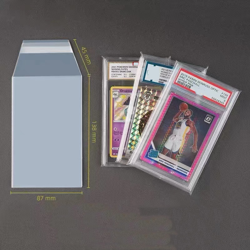 100pcs Sleeves For PSA Graded  - огляд і ціна Collector Card Sleeve