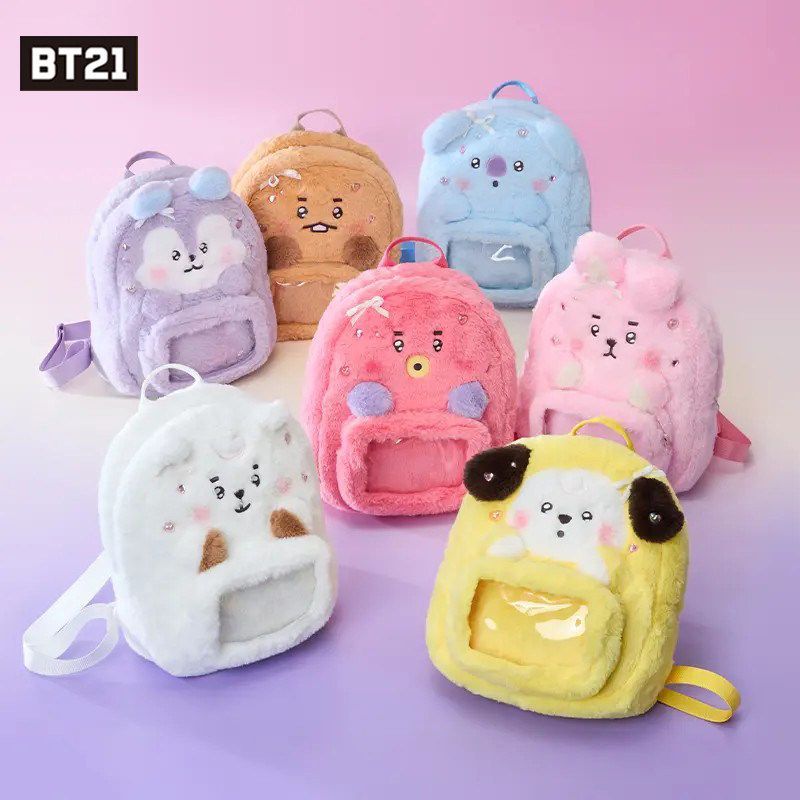 BT21 cartoon cute plush doll b - огляд і ціна Original Anime Merchandise