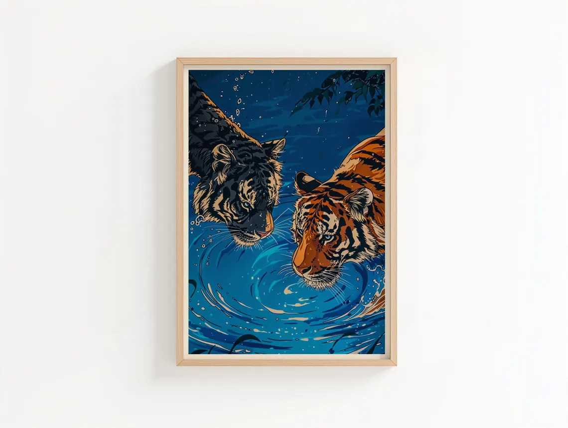Twilight Tiger Poster | Anime  - огляд і ціна Anime Poster Print