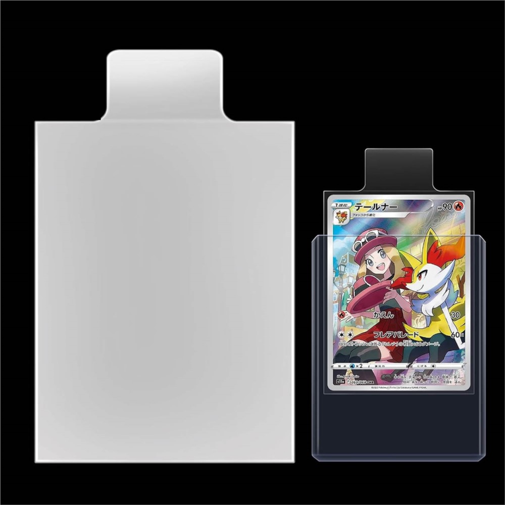 100-500Pcs Transparent Raised  - огляд і ціна Collector Card Sleeve