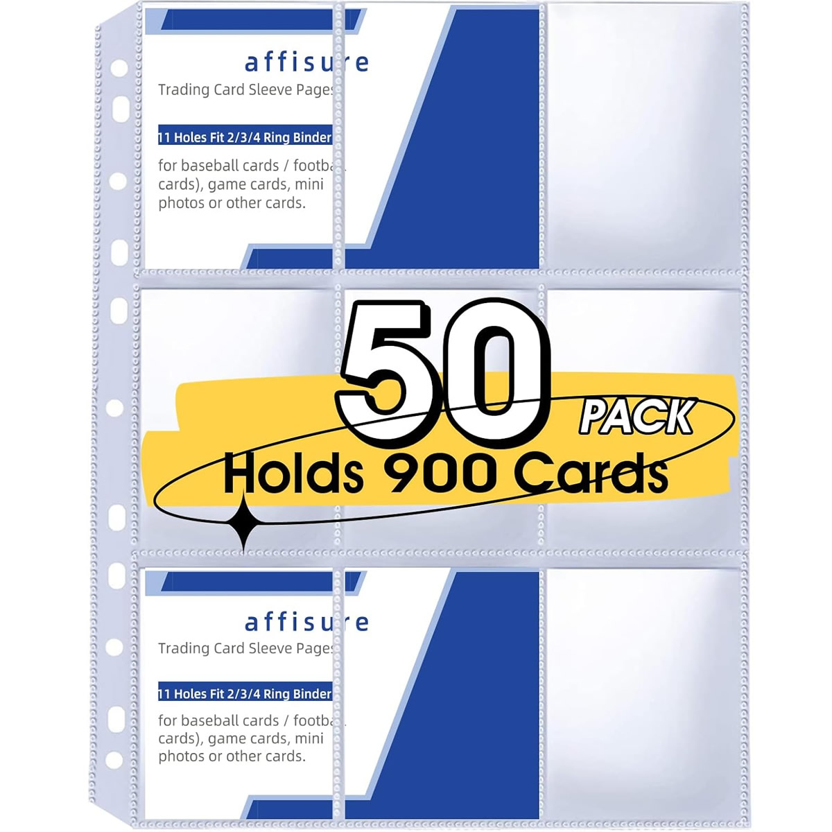50 Pack 9 Pocket Card Sleeves  - огляд і ціна Collector Card Sleeve