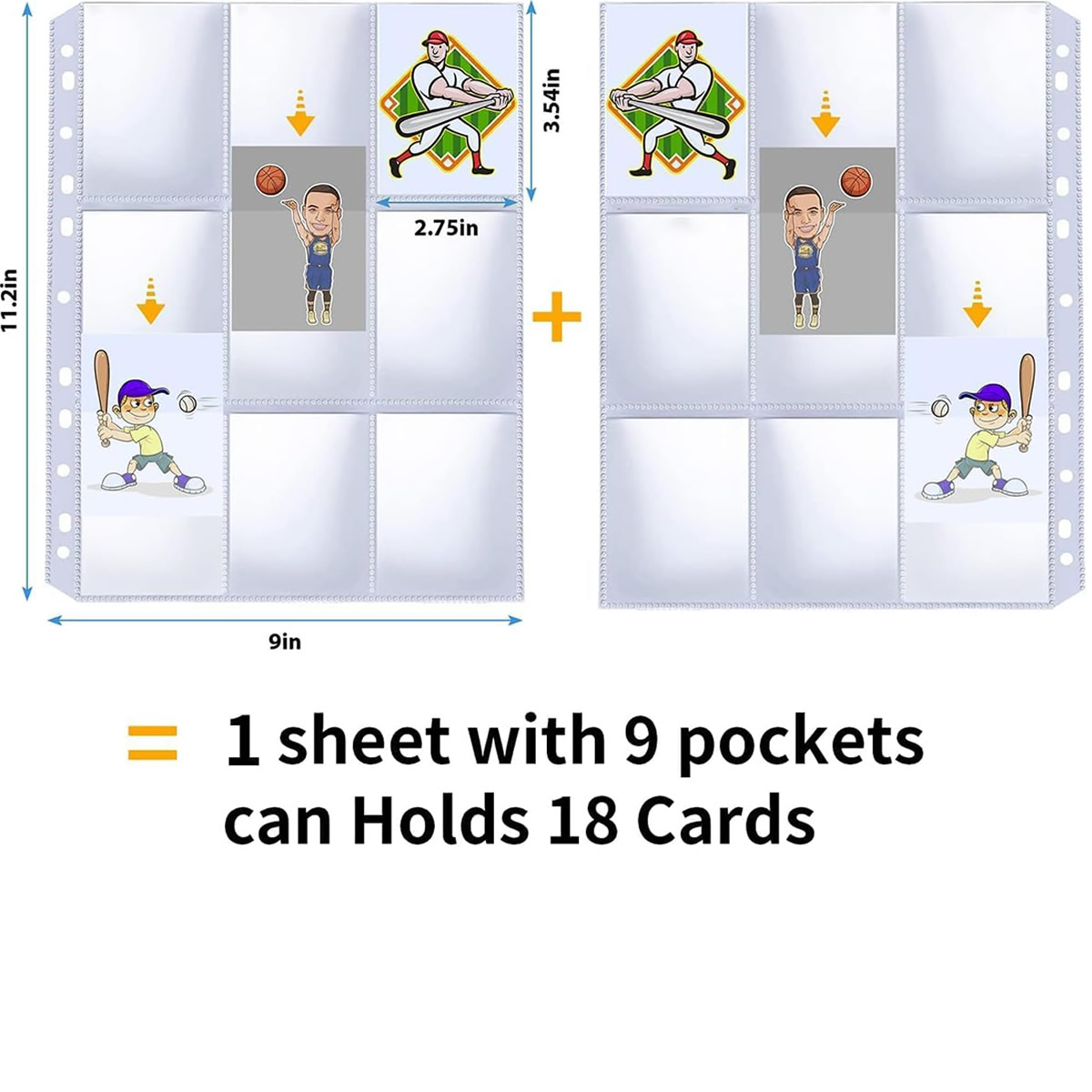 50 Pack 9 Pocket Card Sleeves  - огляд і ціна Collector Card Sleeve