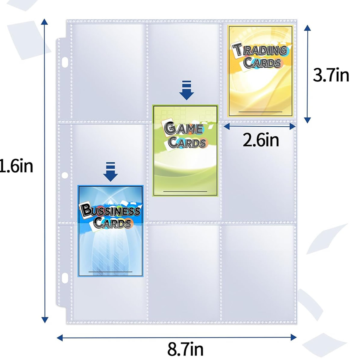50 Pack 9 Pocket Card Sleeves  - огляд і ціна Collector Card Sleeve