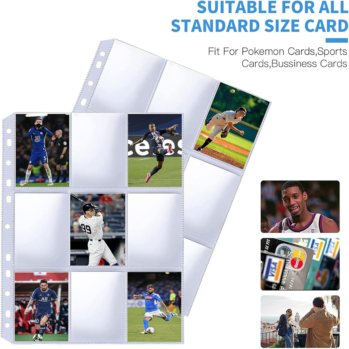50 Pack 9 Pocket Card Sleeves  - огляд і ціна Collector Card Sleeve